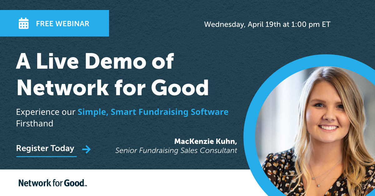 A Live Demo of Network for Good