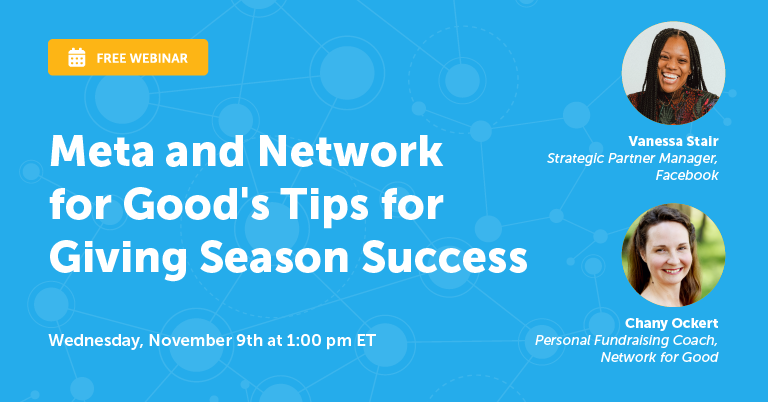 Meta and Network For Good's Tips for Giving Season Success