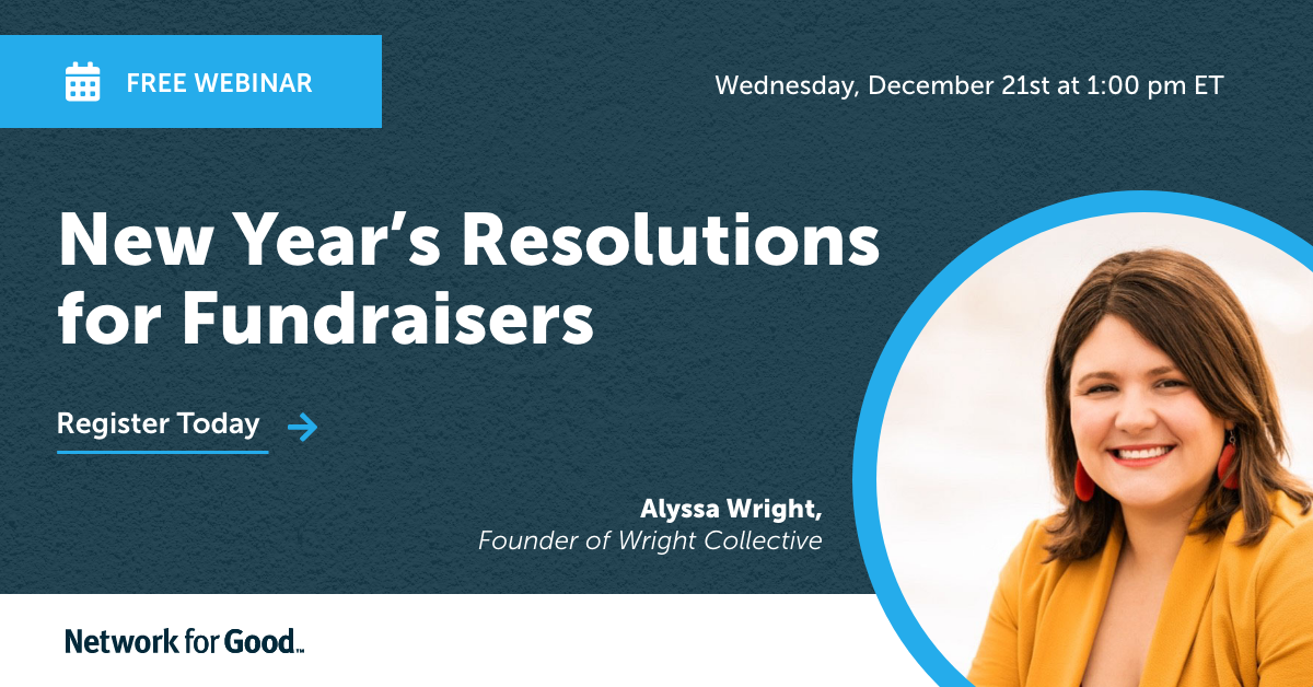 New Year's Resolution for Fundraisers