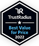 TrustRadius Award for Best Value for Price of Fundraising Software in 2022